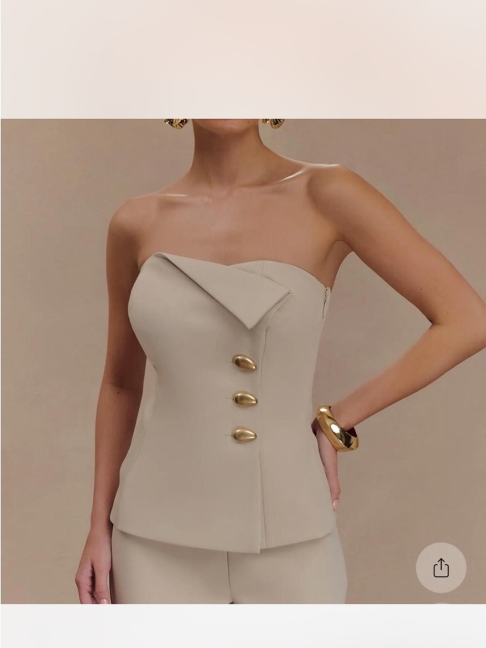 Meshki Strapless lindie Top